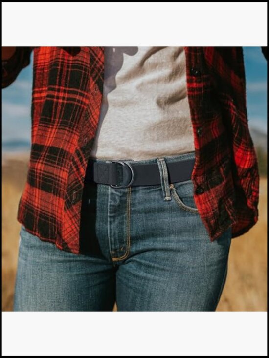 Canvas Casual Belt with Zinc Alloy Double D-Ring Buckle main image 7